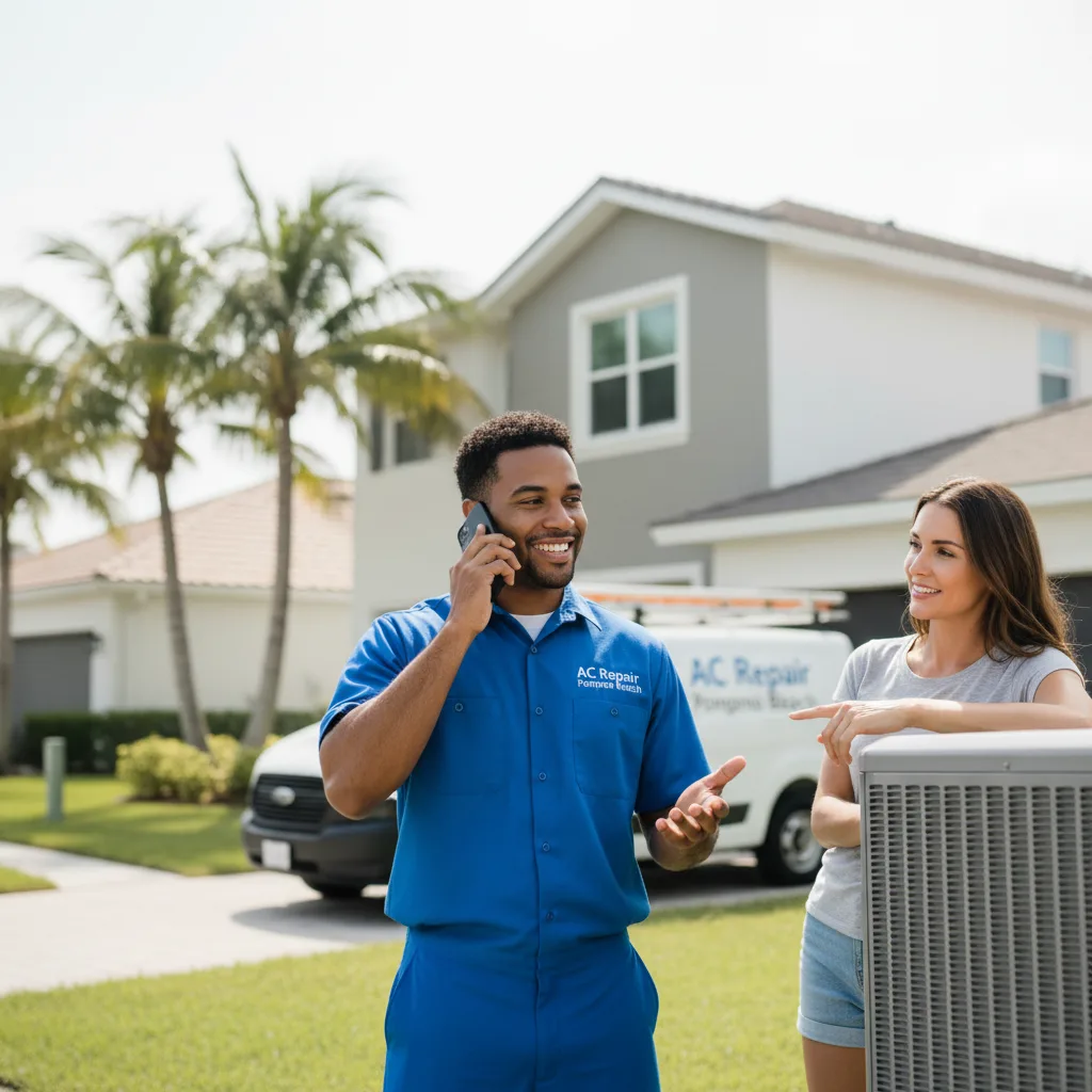 AC Repair Pompano Beach customer support in Gulf Breeze
